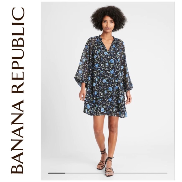 Banana Republic Floral Swing Dress - Picture 2 of 11